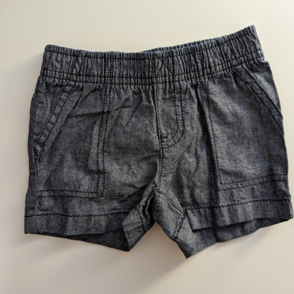 Carter's chambray stretch waist shorts